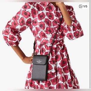 Kate Spade Black crossbody phone purse Bag